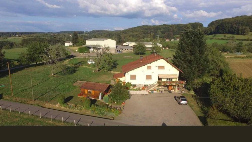 La ferme vue d'en haut